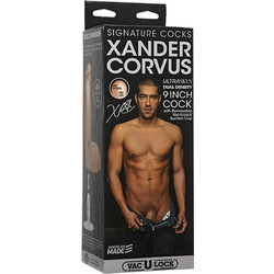Doc Johnson Xander Corvus Ρεαλιστικό Dildo με Βεντούζα & Όρχεις 23cm Vanilla