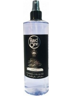 Red One Barber Silver After Shave Cologne 400ml