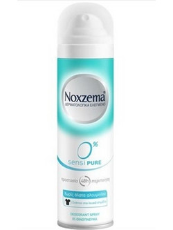 Noxzema Sensi Pure 0% Αποσμητικό Spray 48h Χωρίς Αλουμίνιο 150ml