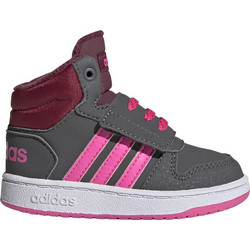 Adidas Hoops 2.0 Παιδικά Sneakers Μποτάκια Ανθρακί GZ7798