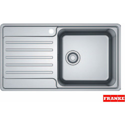 Franke Bell BCX 611-86 Ένθετος Νεροχύτης Inox Σατινέ Δεξιά 86x48cm