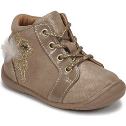 GBB Bichette Παιδικά Μποτάκια Μπεζ Suede με Φερμουάρ AG100-13