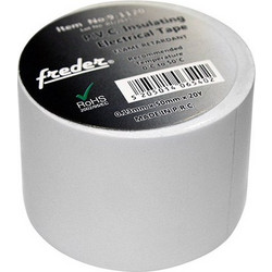 Adeleq Ταινία Μονωτική Pvc Αυτοσβενόμενη 0.13X50X20Y Λευκή 9-1120