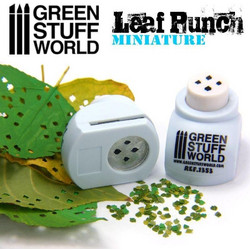 Green Stuff World - Light Blue Miniature Leaf Punch