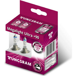 Tungsram H7/PX26D MegaLight Ultra Plus 90% 12V 55W 2τμχ