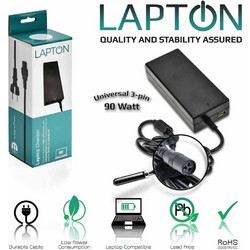 Lapton Φορτιστής Laptop 90W 19V 4.7A με Ενσωματωμένο Καλώδιο Τροφοδοσίας AC47