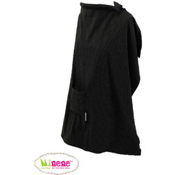 Minene Ποδιά Θηλασμού Grey/Black