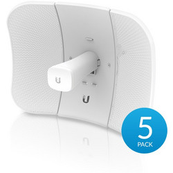 Ubiquiti LiteBeam LBE-5AC-Gen2-5 Εξωτερική Κεραία Wi-Fi Παραβολική 23dBi με Σύνδεση Ethernet 5-Pack
