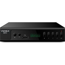 DVB-T2 h.265 Ψηφιακός Δέκτης Mpeg-4 Full HD (1080p) με Λειτουργία PVR (Εγγραφή σε USB) Σύνδεσεις SCART / HDMI / USB