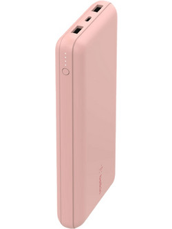 Belkin BPB012 Power Bank 20000mAh 15W με 2 Θύρες USB-A Pink