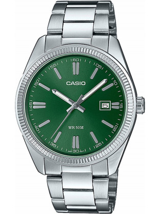 Casio Ανδρικό Ρολόι με Ασημί Μεταλλικό Μπρασελέ MTP-1302PD-3AVEF
