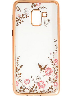 Forcel Strass TPU Case Diamond Garden - Θήκη σιλικόνης με Στρας Gold (Samsung Galaxy J3 2017)