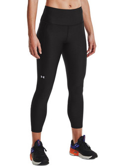 Under Armour HeatGear Γυναικείο Κολάν 7/8 Ψηλόμεσο Μαύρο 1365335-001