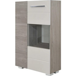ΒΙΤΡΙΝΑ ΑΠΟΧΡΩΣΗ NORDIC ΔΡΥΣ - ΑΜΜΟΥ GLOSS Πλάτος:65cm x Βάθος:32cm x Ύψος:103cm
