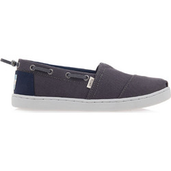 TOMS SLIP-ON QA75W2871170 - ΑΝΘΡΑΚΙ 10015328 Espadrille - Bimini-DARK GREY FRG IRON/SMTH NL YT BIMINI ESP