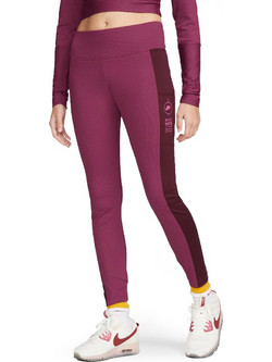 Nike Γυναικείο Κολάν Μακρύ Ψηλόμεσο Κόκκινο FD4237-653