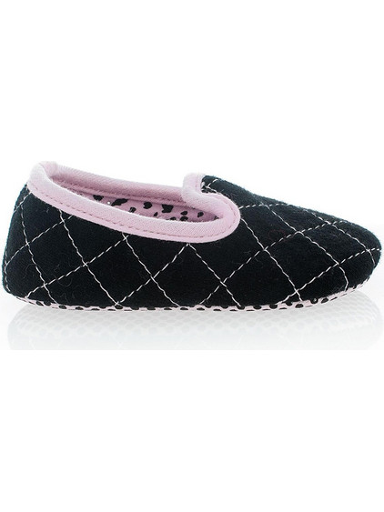 Brums Βρεφικά Slip Ons Αγκαλιάς Μαύρα 153BELP001-290
