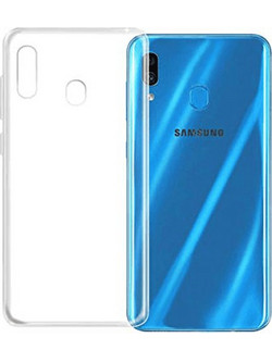 Back Cover Σιλικόνης Διάφανο (Galaxy A30)