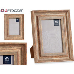 GiftDecor Κορνίζα με εφέ ξύλου 10x15cm