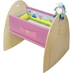Haba Slumberland Rocking Cradle Pink