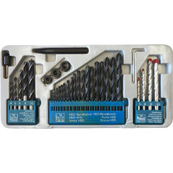ΤΡΥΠΑΝΙΑ ΣΕΤ ΚΑΣΕΤΙΝΑ 34τμχ KINZO TOOL BOX 66036