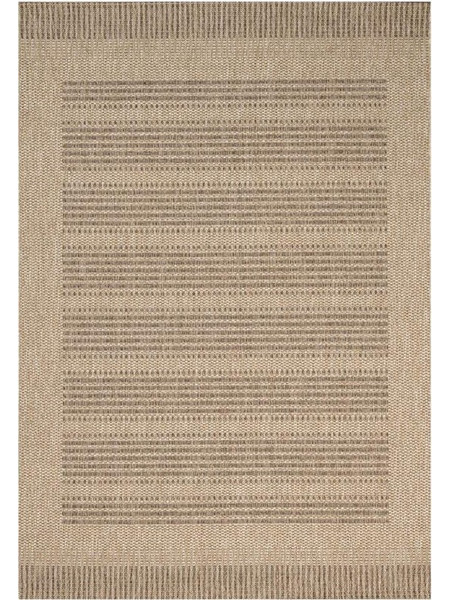 New Plan Ethnik Χαλί Ορθογώνιο Καλοκαιρινό Ψάθινο 160x230cm 203607C Brown-Caramel Beige