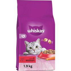 Whiskas Adult 1+ with Beef 1.9kg