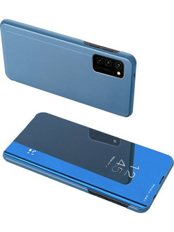 Powertech Clear View Book Case Blue (Galaxy A72)