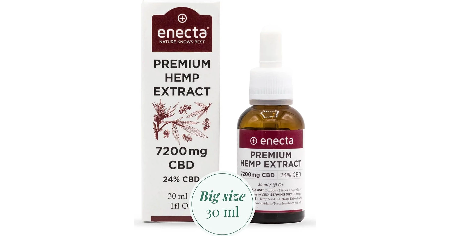 enecta エネクタ 24% CBDオイル(CBD2400mg/10ml) - リラクゼーション