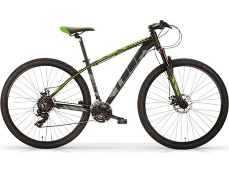 MBM Loop Mountain Bike 29" Αλουμινίου με 21 Ταχύτητες και Δισκόφρενα Μαύρο Πράσινο