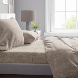 Παπλωματοθήκη Shadow 12 Mocha DimCol Μονό 160x240cm Βαμβάκι-Πολυέστερ