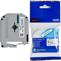 Labelling Tape Cassette Brother MK-221BZ 9mm Black On White Tape