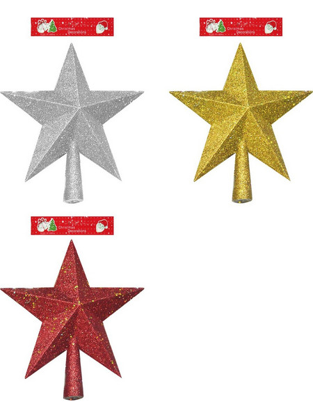 Κορυφή Άστρο Glitter 20cm Xmasfest 1131703