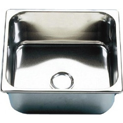 Eval 4445-2 Ένθετος Νεροχύτης Inox Αντιστρεφόμενος 30x33cm