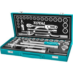 TOTAL ΣΕΤ ΚΑΣΕΤΙΝΑ ΚΑΡΥΔΑΚΙΑ 1/2" 24ΤΕΜ (THT141253)