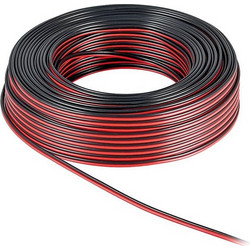 POWERTECH καλώδιο ήχου 2x 0.50mm CAB-SP003, CCA, 10m, μαύρο & κόκκινο