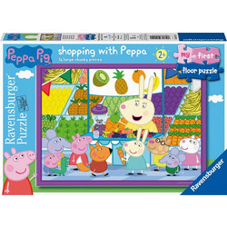 Παιδικό Puzzle Ravensburger Peppa Το Γουρουνάκι Στο Μαναβικο 16 Κομμάτια