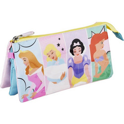 Cerda Πριγκίπισσες Disney Κασετίνα με 2 Θήκες Πολύχρωμη 2100003845