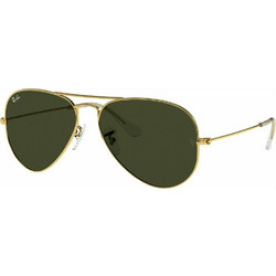 Ray-Ban RB3025 L02/05 Ανδρικά Γυαλιά Ηλίου Aviator Μεταλλικά Χρυσά με Μαύρο Καθρέπτη Φακό