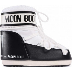 Moon Boot Γυναικεία Μποτάκια Χιονιού Πλατφόρμα Δερμάτινα Λευκά 14093400-002