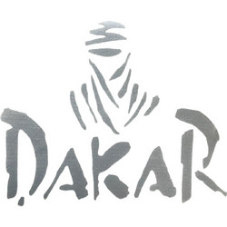 Αυτοκόλλητο Dakar ασημί