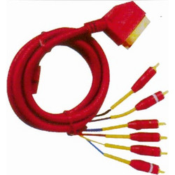 30417 Καλώδιο Scart - 6RCA 1,5m