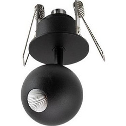 ΧΩΝΕΥΤΟ ΦΩΤΙΣΤΙΚΟ LED LED 4,5W 3000K (ΘΕΡΜΟ ΦΩΣ) 270lm SAND BLACK OBO 01-1831 REDO 6421681078531