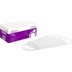 Bournas Medicals SOFTcare 3ply με Λάστιχο Λευκή 50τμχ