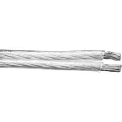 Καλώδιο μεγαφωνικό (ηχείων) 2x4mm διάφανο με μόνωση TCCA - 9-52400