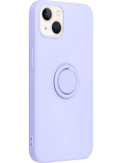 SILICONE RING Case for IPHONE 14 violet