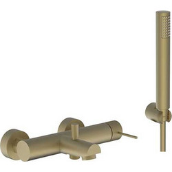 Μπαταρία Λουτρού Πλήρες Σετ Teorema Lab 321501 Soft Brass