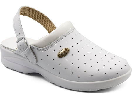 Scholl Clog Racy White F239271065