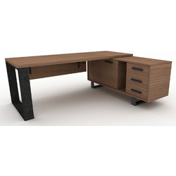 Avant Garde Γωνιακό Γραφείο Platinum AV-14252