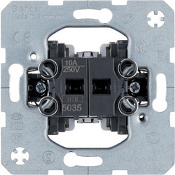 Μπουτόν 2 εντολών 10A 250V Berker 5035